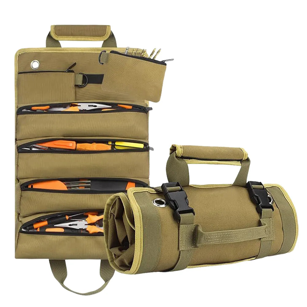 Tool Roll Organizer | Portable Hanging Tool Roll | Nanner's NickNacks