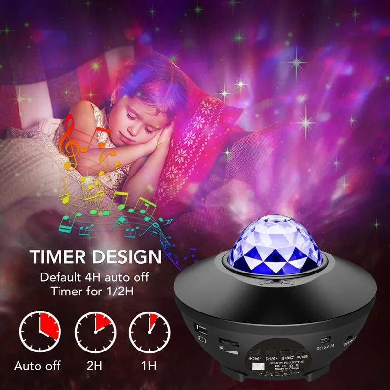 Starry Galaxy Projector | Starry Projector Galaxy | Nanner's NickNacks