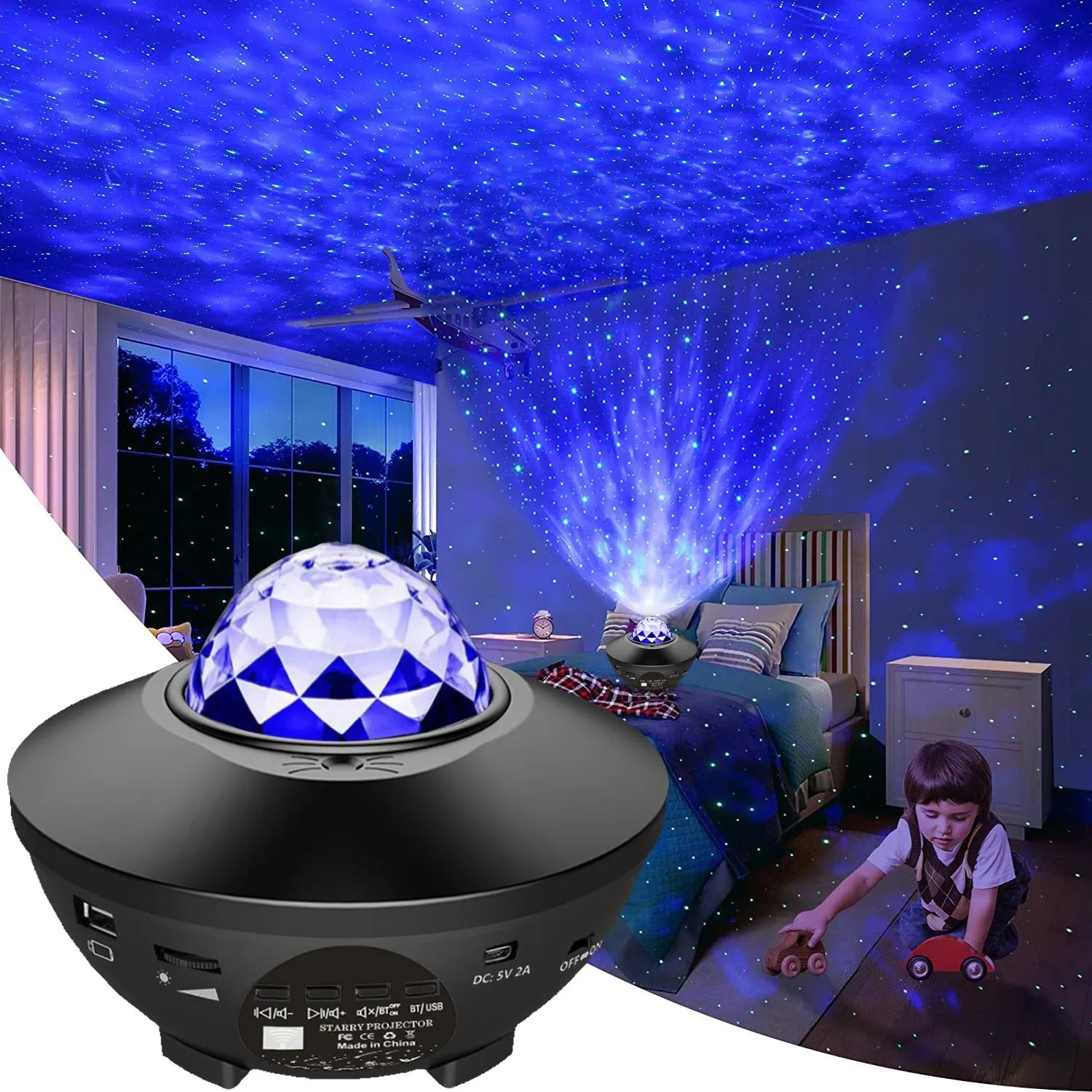 Starry Galaxy Projector | Starry Projector Galaxy | Nanner's NickNacks